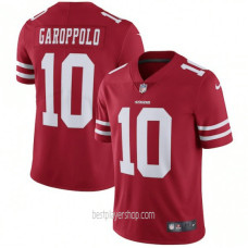 Jimmy Garoppolo Mens San Francisco 49ers Team Color Vapor Jersey Bestplayer Authentic Red